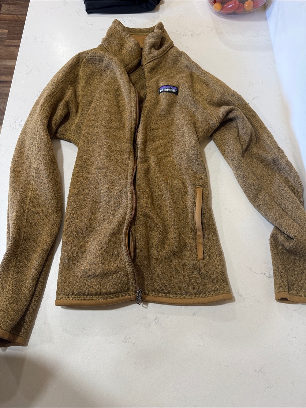 Patagonia Brown Full-Zip Fleece Jacket
